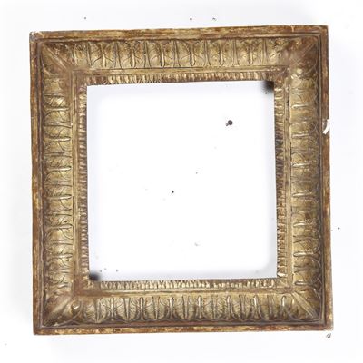 Cornice Impero in Legno Intagliato e Dorato. XIX Secolo