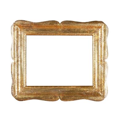 Cornice a Guantiera in Legno Dorato, Fine XIX Secolo