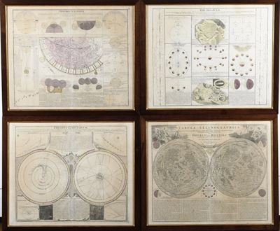 Johann Baptist Homann Basis Geographiae Recentioris Astronomica/theoriae Lunae/tabula Selenograph...