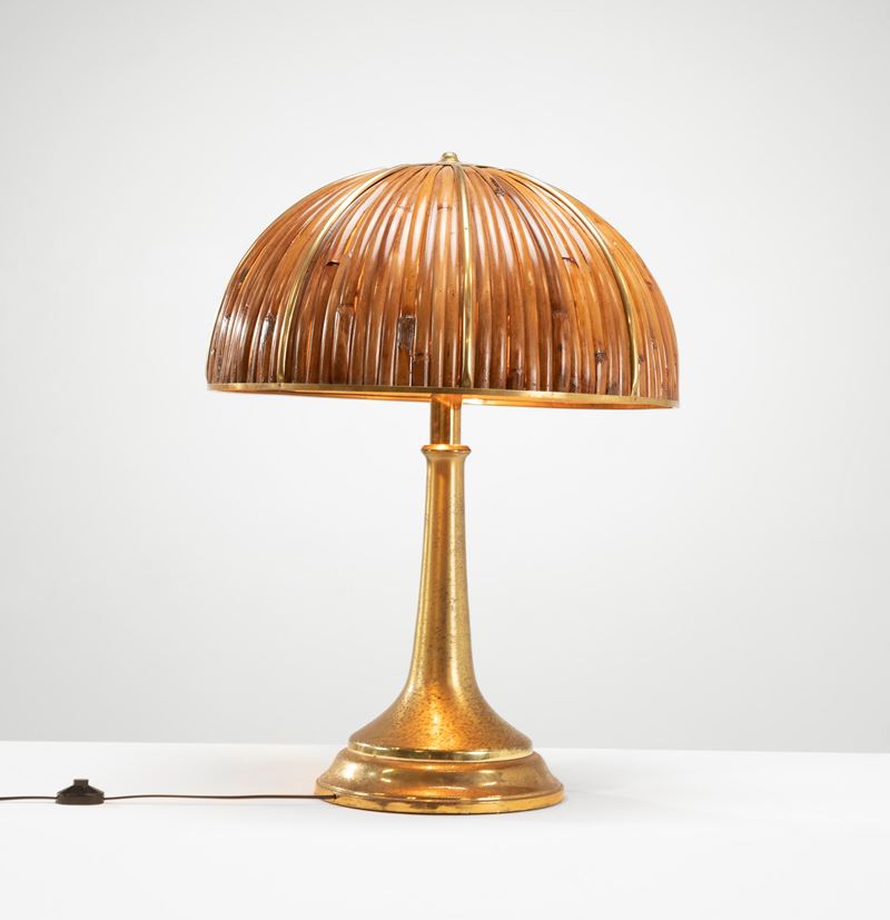 Gabriella Crespi : Lampada da tavolo della serie Rising Sun  - Asta Fine Design - Cambi Casa d'Aste