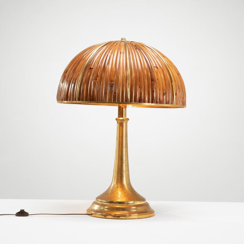 Gabriella Crespi : Lampada da tavolo della serie Rising Sun  - Auction Fine Design - Cambi Casa d'Aste