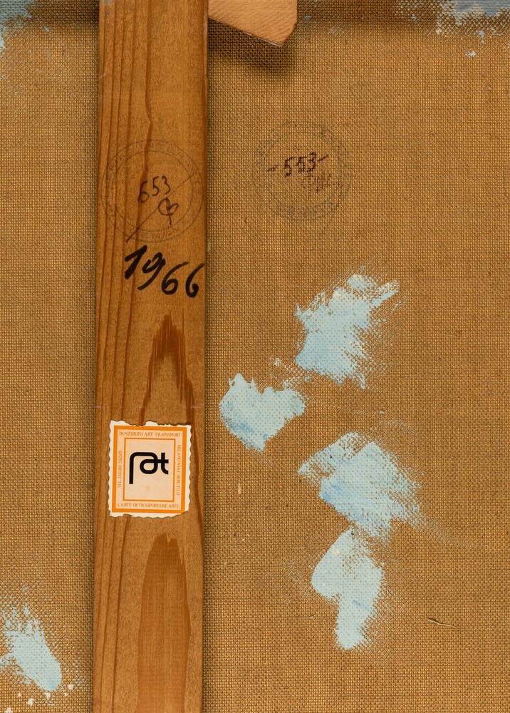 Mauro Reggiani - Composizione in blu n. 4, olio su tela