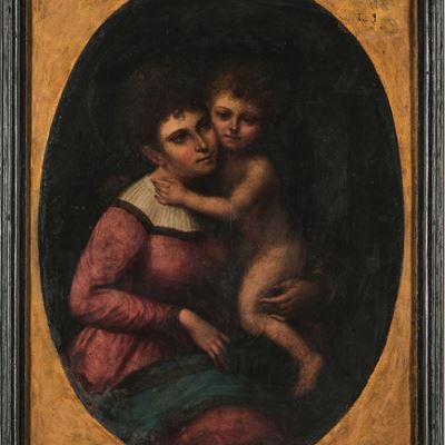 Scuola Neoclassica Dell'inizio del XIX Secolo Madonna con Bambino