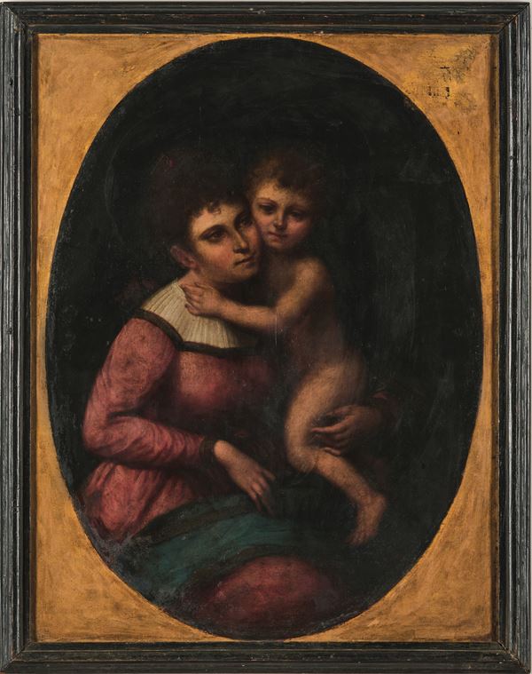 Scuola neoclassica dell'inizio del XIX secolo Madonna con Bambino