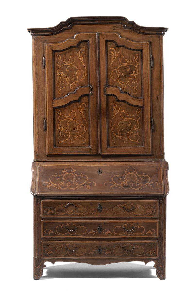 Trumeau intarsiato, Piemonte XIX secolo  - Auction Antiquariato - Cambi Casa d'Aste