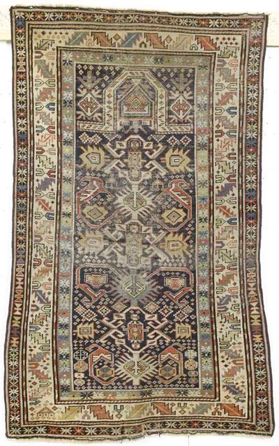 Tappeto Shirvan, Caucaso Fine XIX Secolo