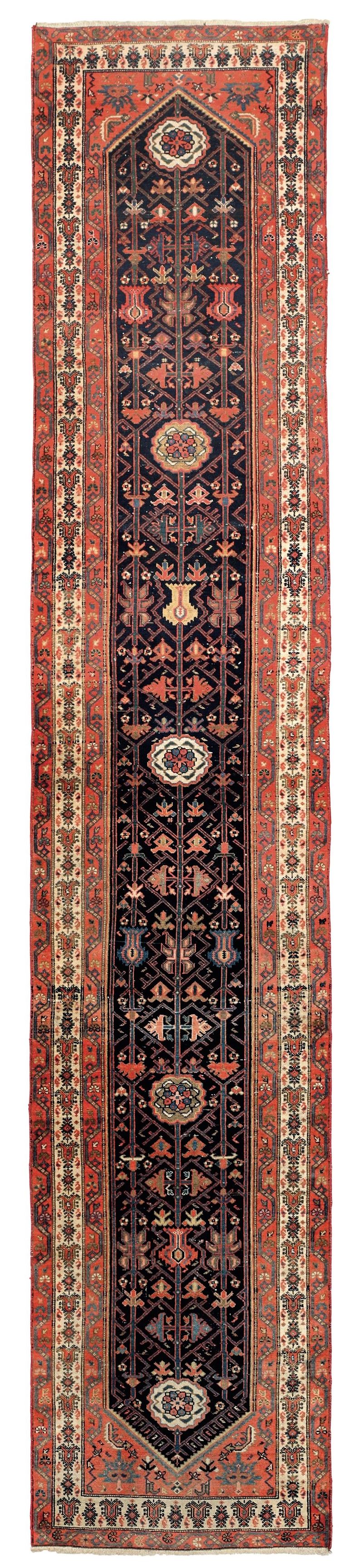 Passatoia Malayer, Persia inizio XX secolo  - Asta Tappeti Antichi - Cambi Casa d'Aste