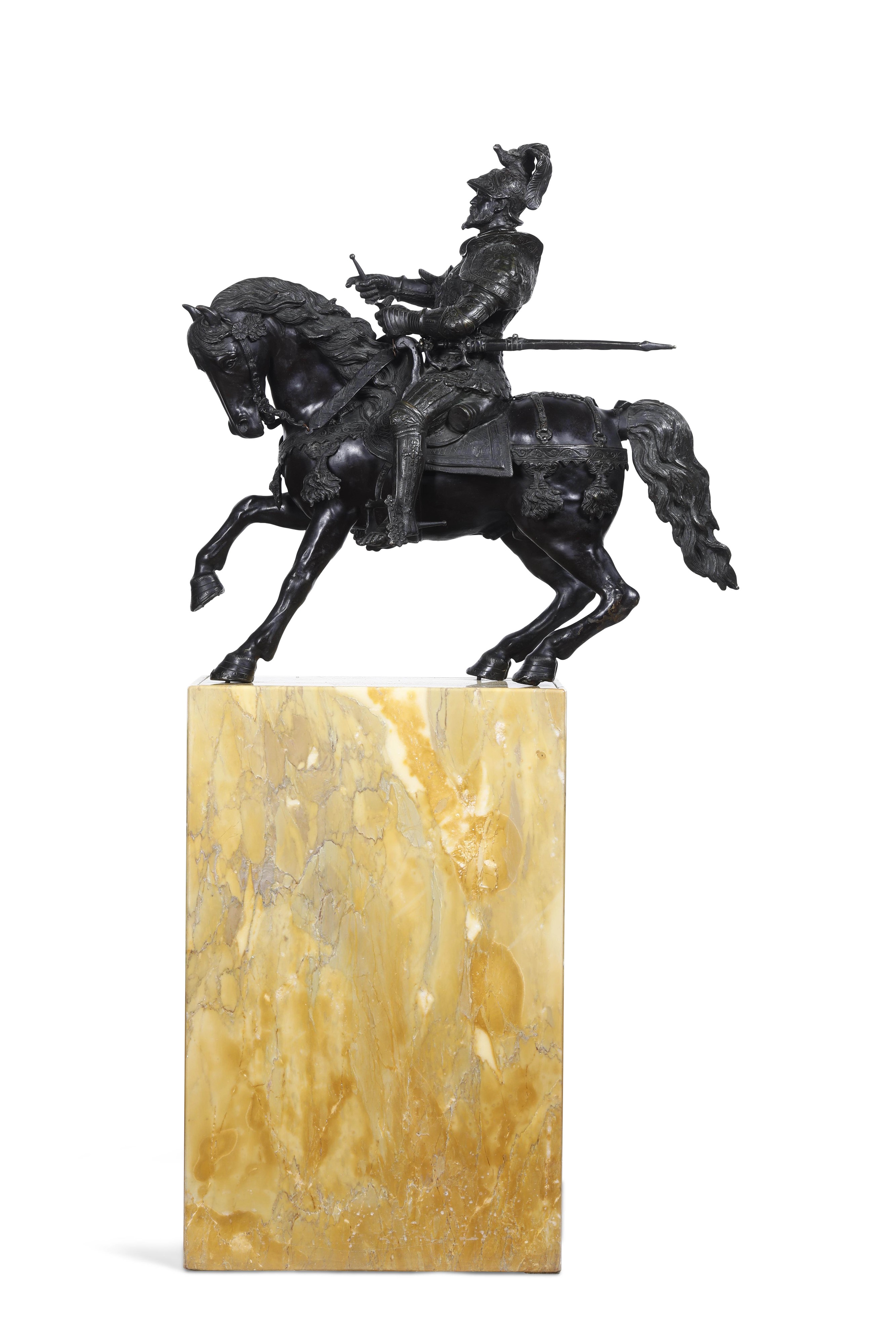 Fonditore del XIX Secolo Carlo V a Cavallo