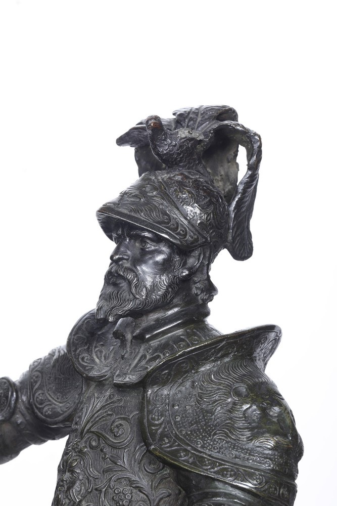 Fonditore del XIX Secolo Carlo V a Cavallo