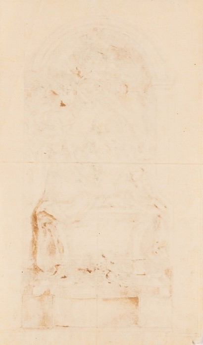 Fedele Fischetti - Studio per Monumento Funerario