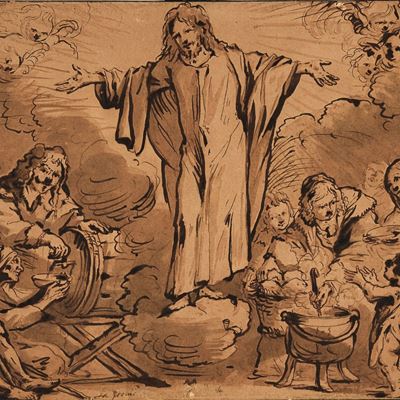 Scuola del XVIII Secolo Miracolo di Gesù