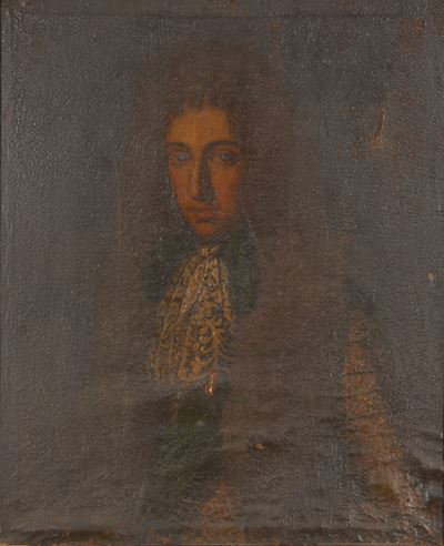 Scuola del XVIII secolo, Ritratto di gentiluomo, olio su tela
