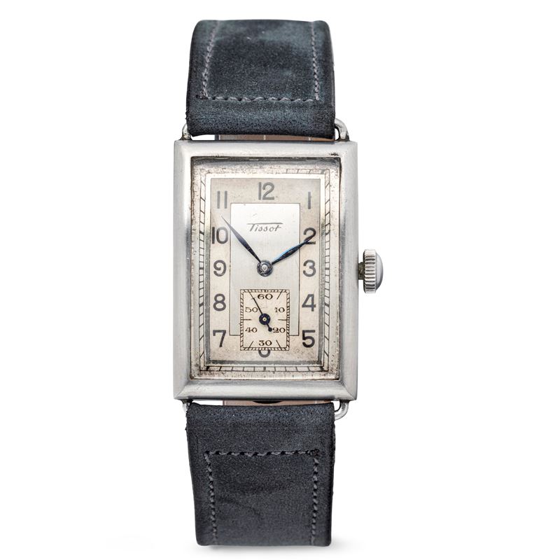 TISSOT : Refined Argentè bitonal manual winding wristwatch in steel Staybright   - Auction Wrist Watches - Cambi Casa d'Aste