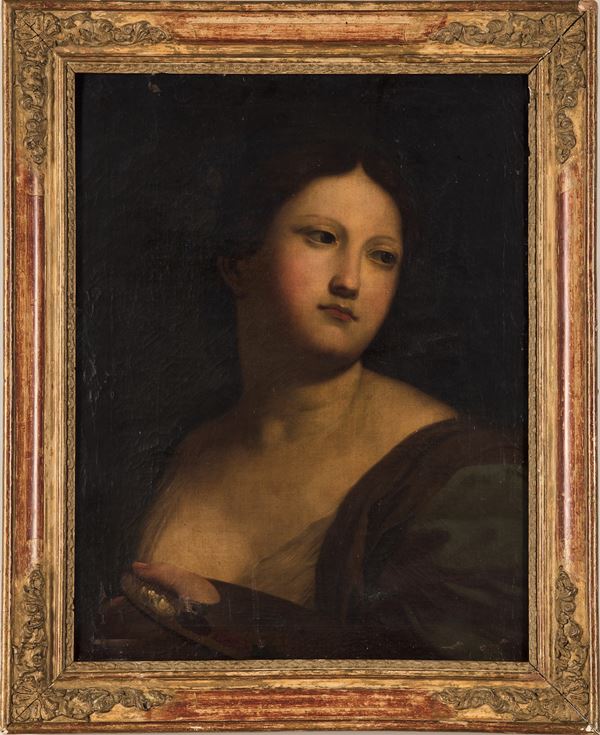 Carlo Maratta - Ritratto della figlia Faustina come allegoria della Pittura