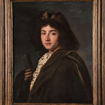 Ritratto di Giovane con Cappello di Pelliccia