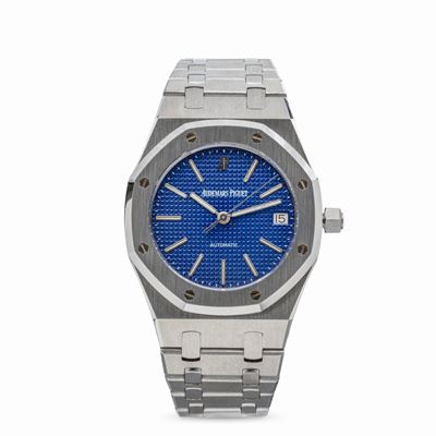 Affascinante Royal Oak Ref 14790 in Acciaio Inossidabile con Rarissimo Quadrante Blu Elettrico "y...