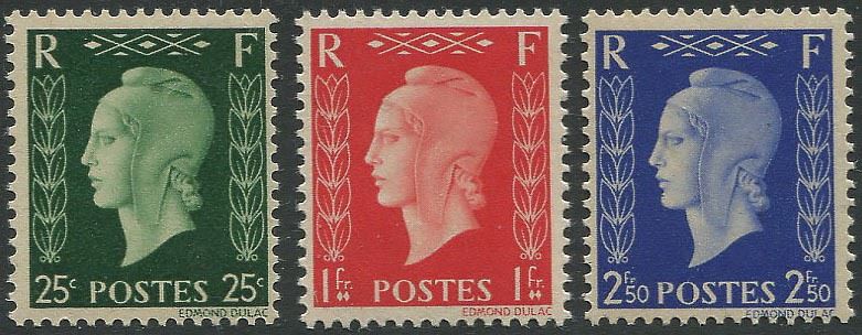 1945, Francia, “non emessi”, serie di 6 valori  - Asta Storia Postale e Filatelia - Cambi Casa d'Aste