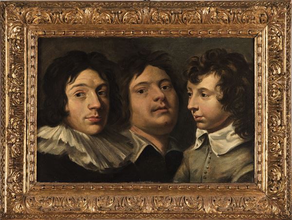 Jacob van Oost - Ritratto con tre ragazzi
