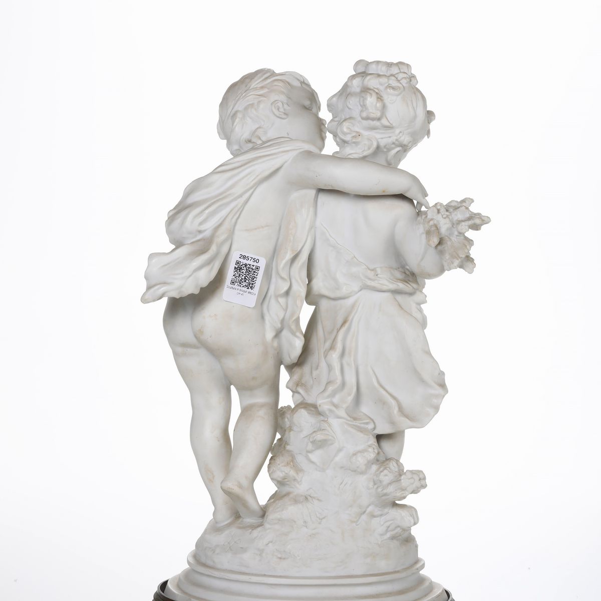Scultura “la Fiducia”francia, Manifattura Indeterminata, Fine XIX o Inizio XX Secolo