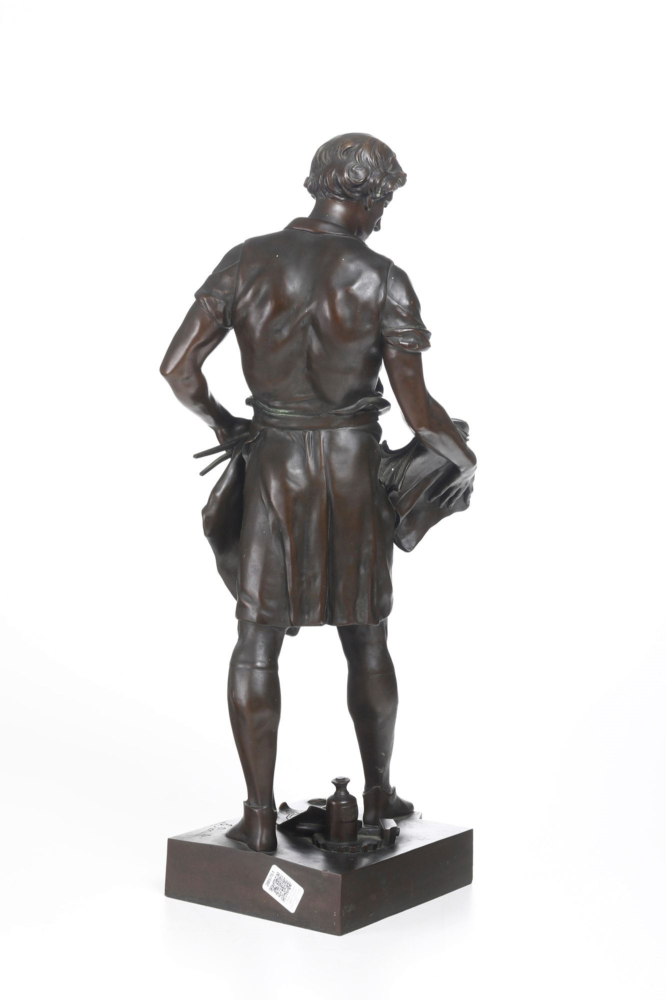 E. Picault, La Science Guidant l'Industrie, scultura in bronzo