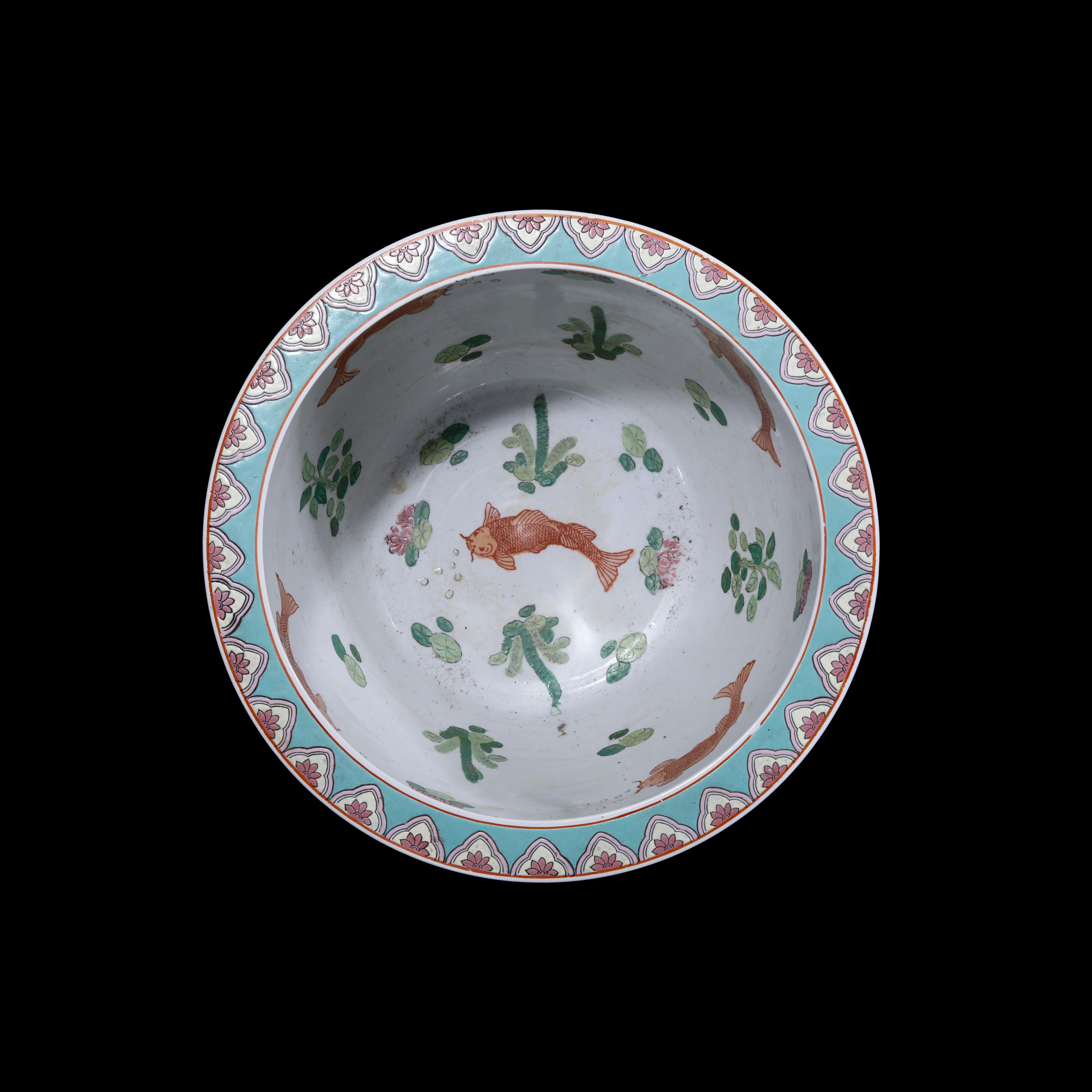 Cachepot in Porcellana, Cina XX Secolo
