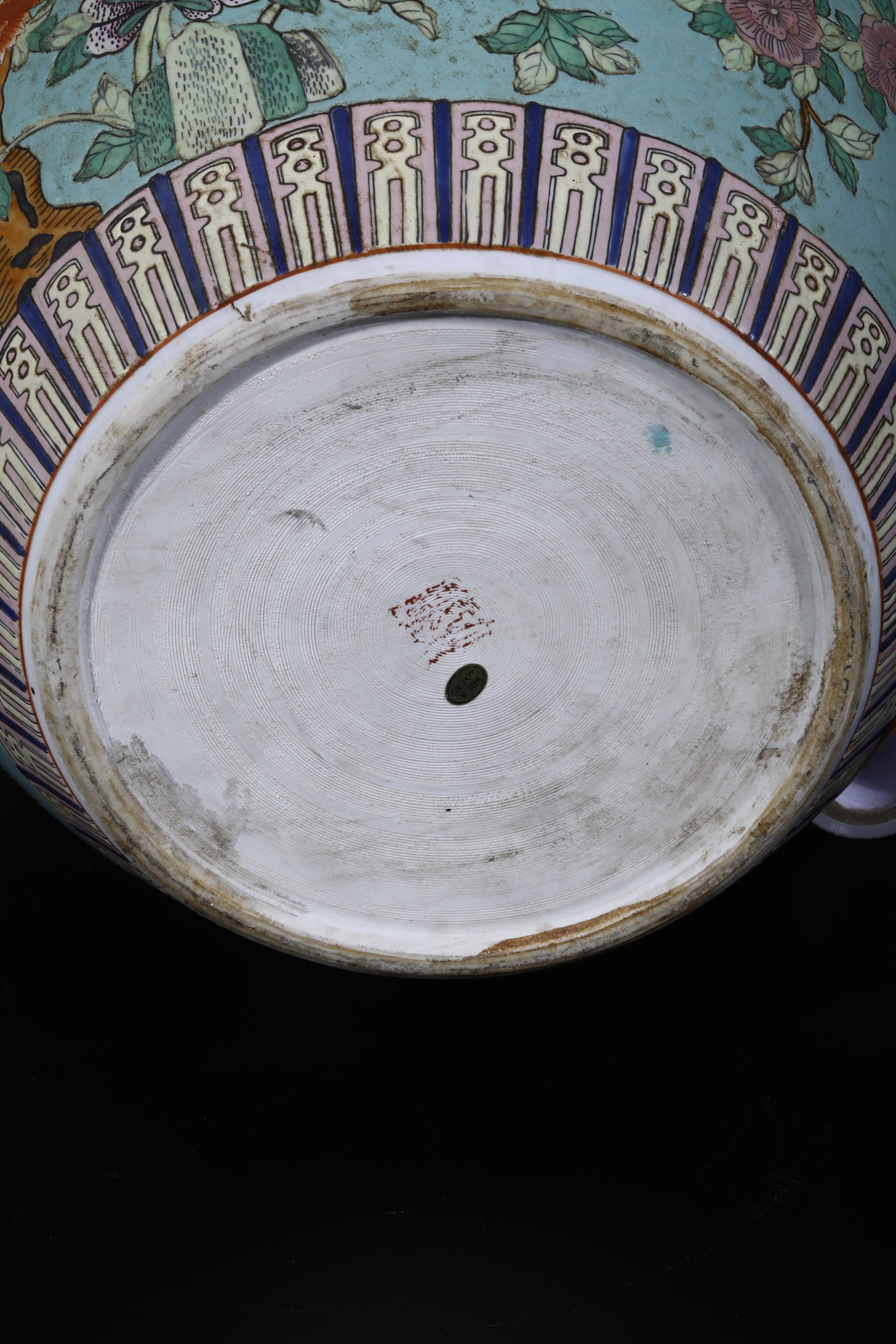 Cachepot in Porcellana, Cina XX Secolo