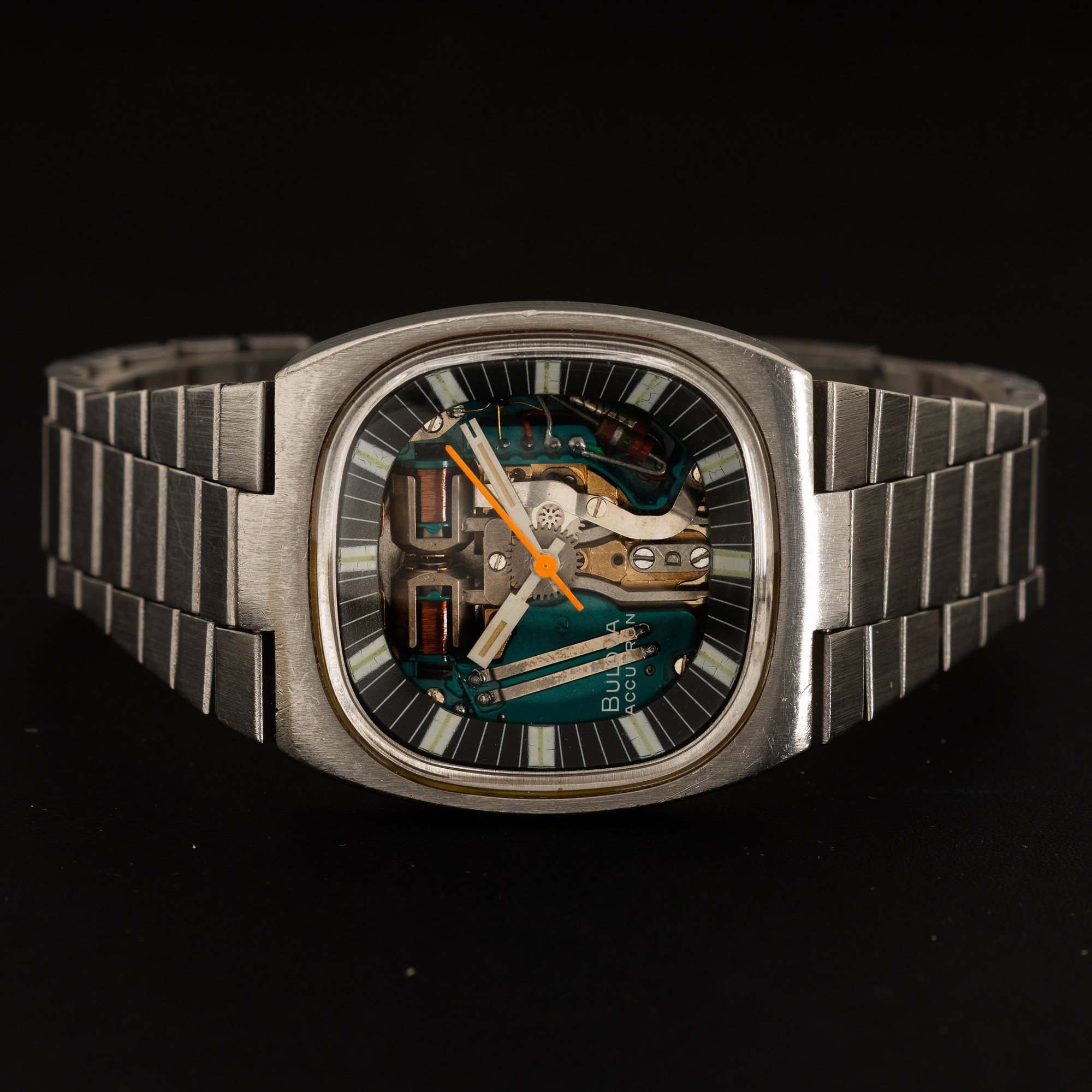 Bulova - Accutron Spaceview in Acciaio con Quadrante a Vista, Movimento al Quarzo con Diapason, B...