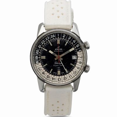 Sherpa Super Jet Gmt con Doppia Corona, Ghiera Girevole Interna con 24 Fusi Orari