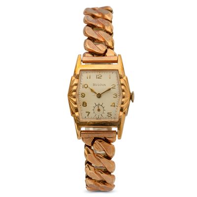 Orologio da Donna Laminato con Bracciale Elastico, Carica Manuale, Quadrante Argentè, 38x28 MM