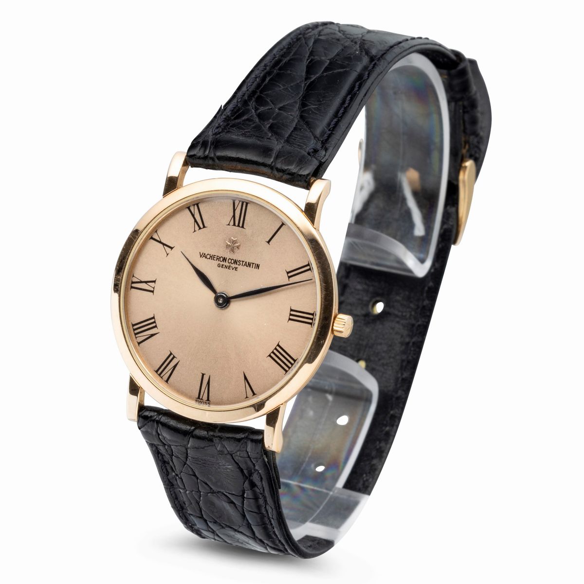 Vacheron & Constantin - Elegante Patrimony Ultrapiatto in Oro Rosa Quadrante Rosa con Numeri Roma...