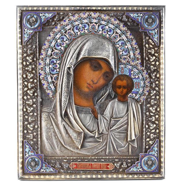 Icon of the Virgin of Kazan, Russia