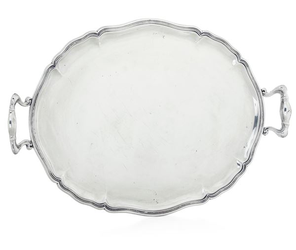 A two-handled tray, Milan, 1900s