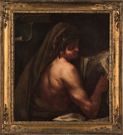 Scuola del XVII Secolo Figura di Filosofo