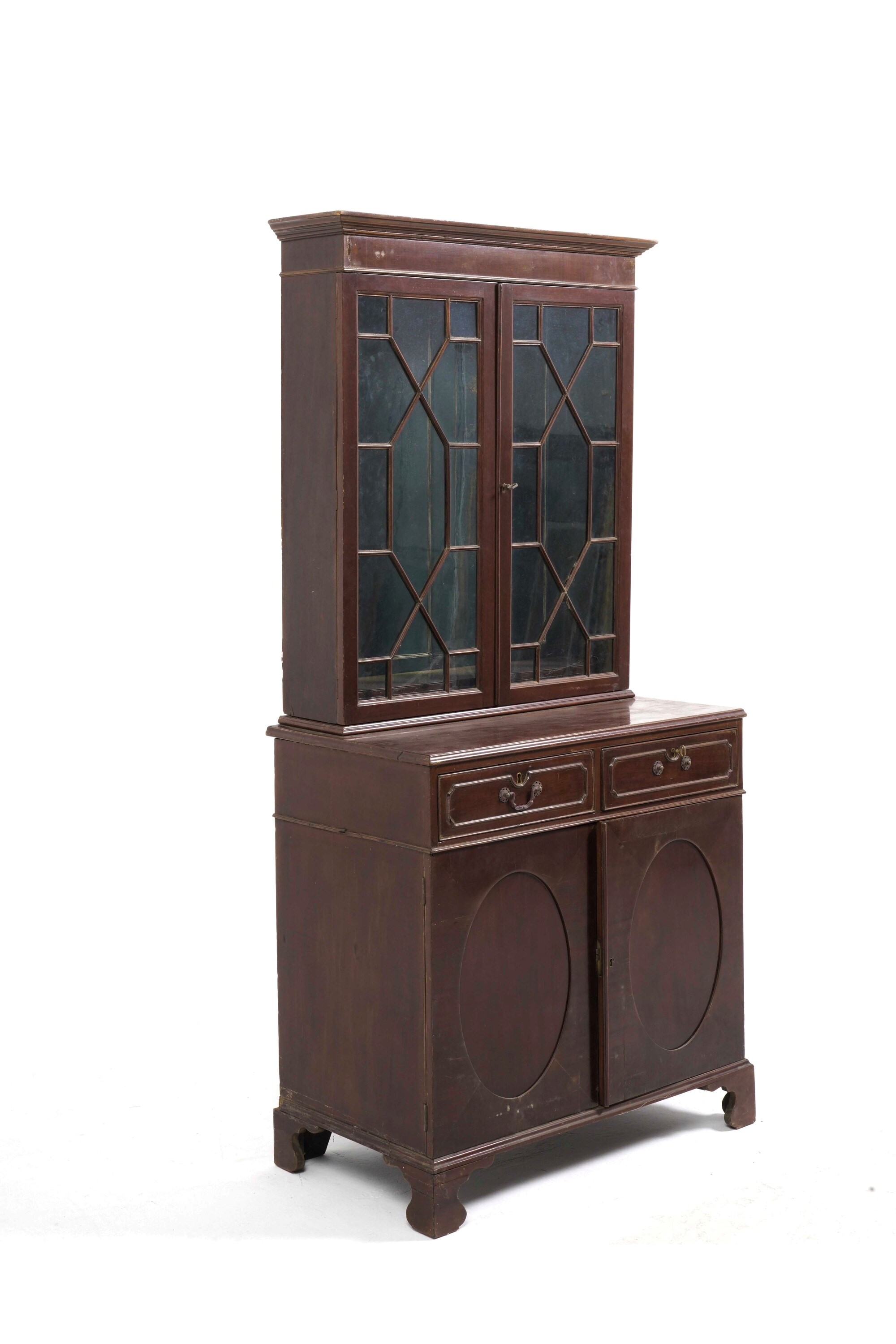 Credenza a Due Corpi. XIX-XX Secolo