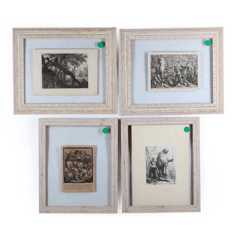 Sei stampe, Francia, XVIII secolo  - Auction Antiques - Cambi Casa d'Aste