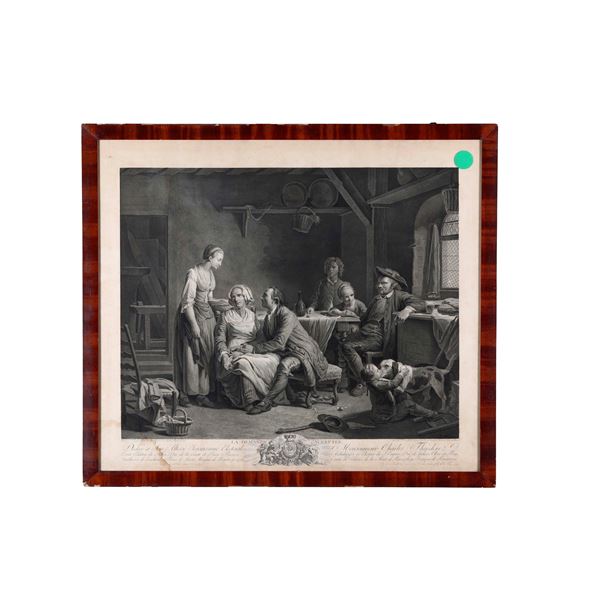 La demande aceptèe, stampa, Ch. Cl. Bervich, 1756/1822