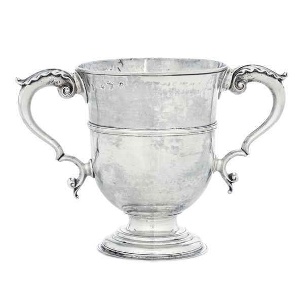 A two handled cup, London, 1752