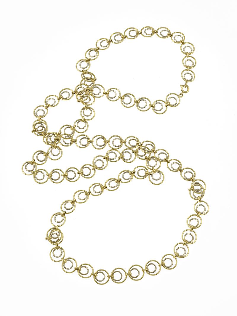 Gold sautoir  - Auction Fine Jewels - Cambi Casa d'Aste
