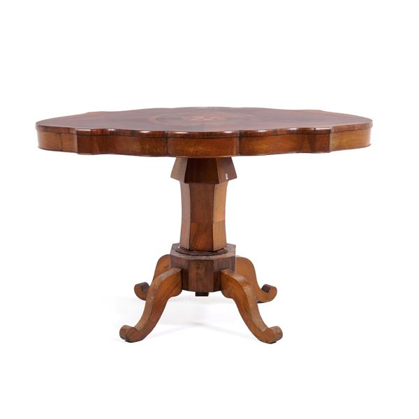 Tavolino da centro Luigi Filippo. XIX secolo