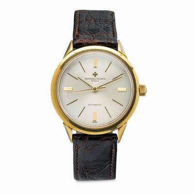 Elegante Solotempo in Oro Giallo 18k, Movimento Automatico con Punzone di Ginevra, Quadrante Arge...