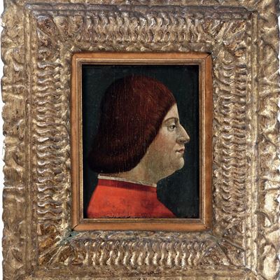 Scuola Lombarda del XVI Secolo Ritratto di Ludovico il Moro
