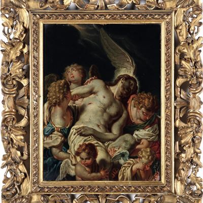 Cristo Morto Sorretto dagli Angeli