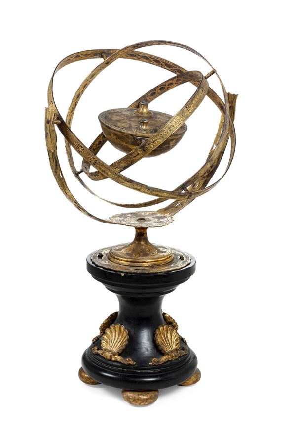 Lanterna da nave ottomana in bronzo dorato. XVIII secolo?