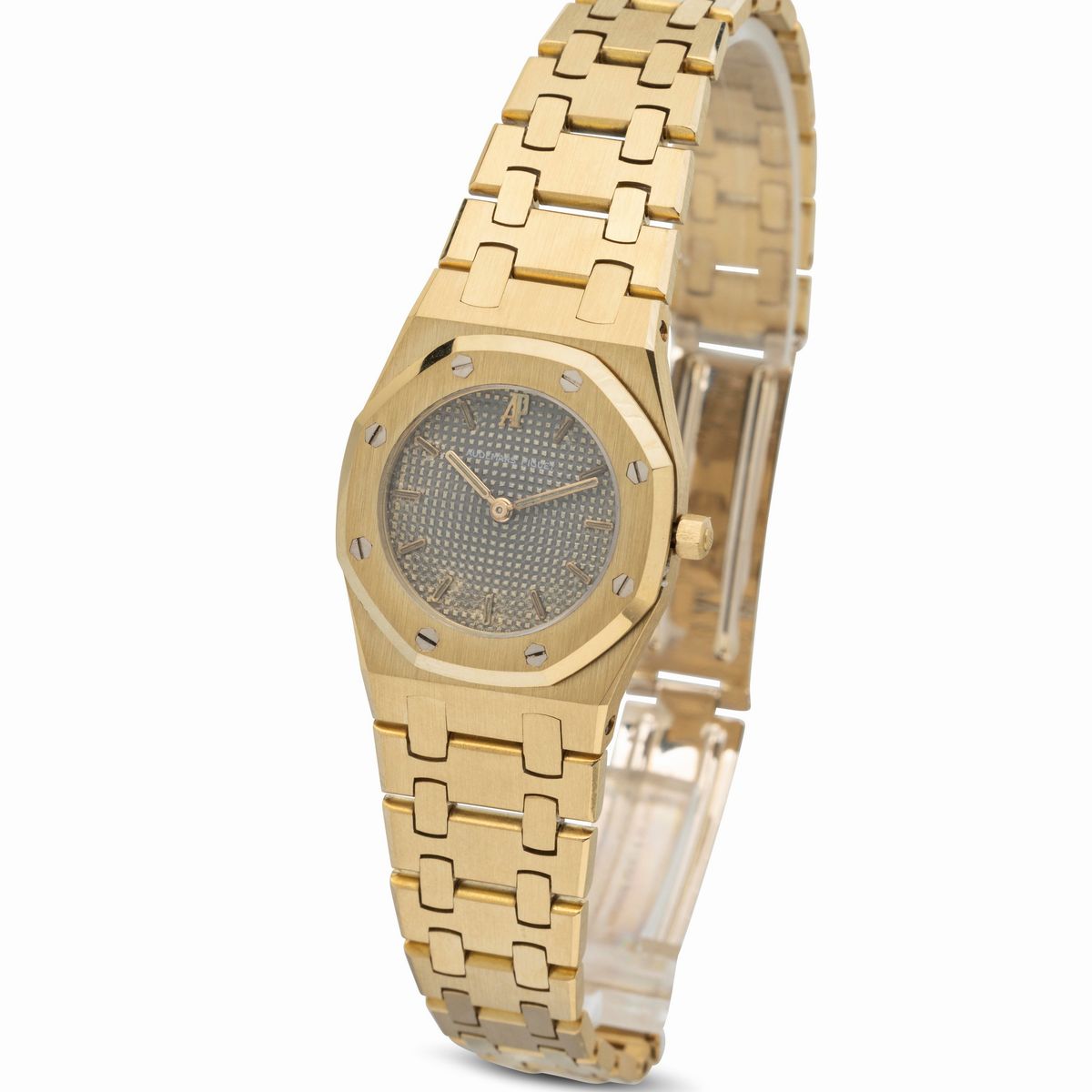 Audemars Piguet - Elegante e Raffinato Royal Oak Lady Ref 6007 Ba in Oro Giallo 18k, Quadrante Vi...
