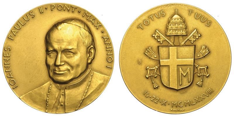 VATICANO. GIOVANNI PAOLO II, 1978-2005. Medaglia A. I/1978.  - Asta Numismatica - I - Cambi Casa d'Aste