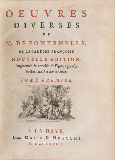 Bernard le Bovier De Fontanelle Oeuvres Diverses... Augmentée & Enrichie De Figures Gravées Par B...