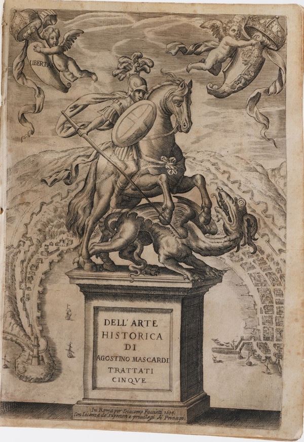Mascardi Agostino Dell'Arte Historica... trattati 5. in Roma per Giacomo Facciotti 1636.