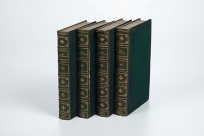 Ludovico Ariosto Orlando Furioso. Tomi dal 1 al 4. Birmingham dai Torchi di G.baskerville per P. ...