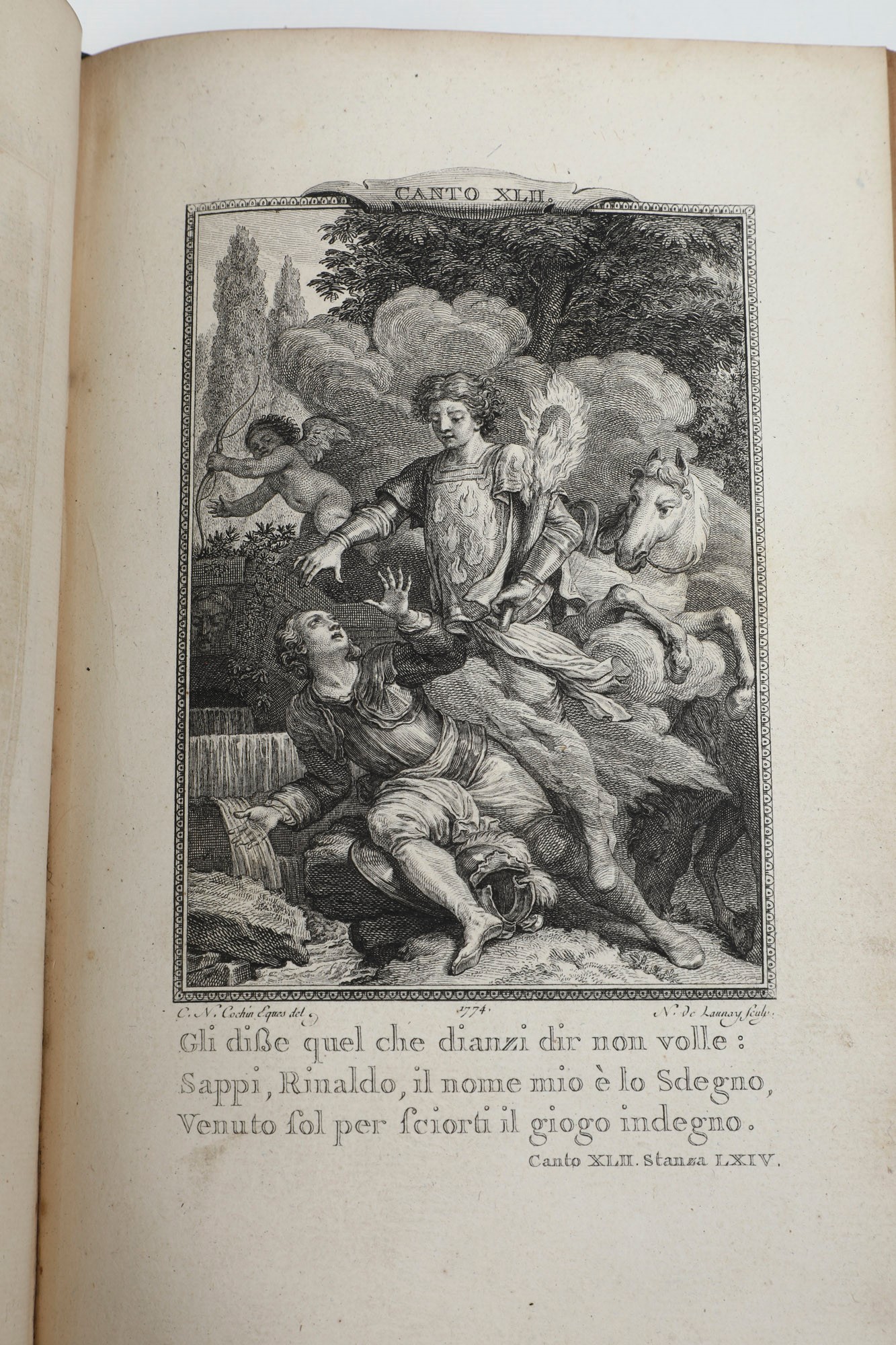 Ludovico Ariosto Orlando Furioso. Tomi dal 1 al 4. Birmingham dai Torchi di G.baskerville per P. ...