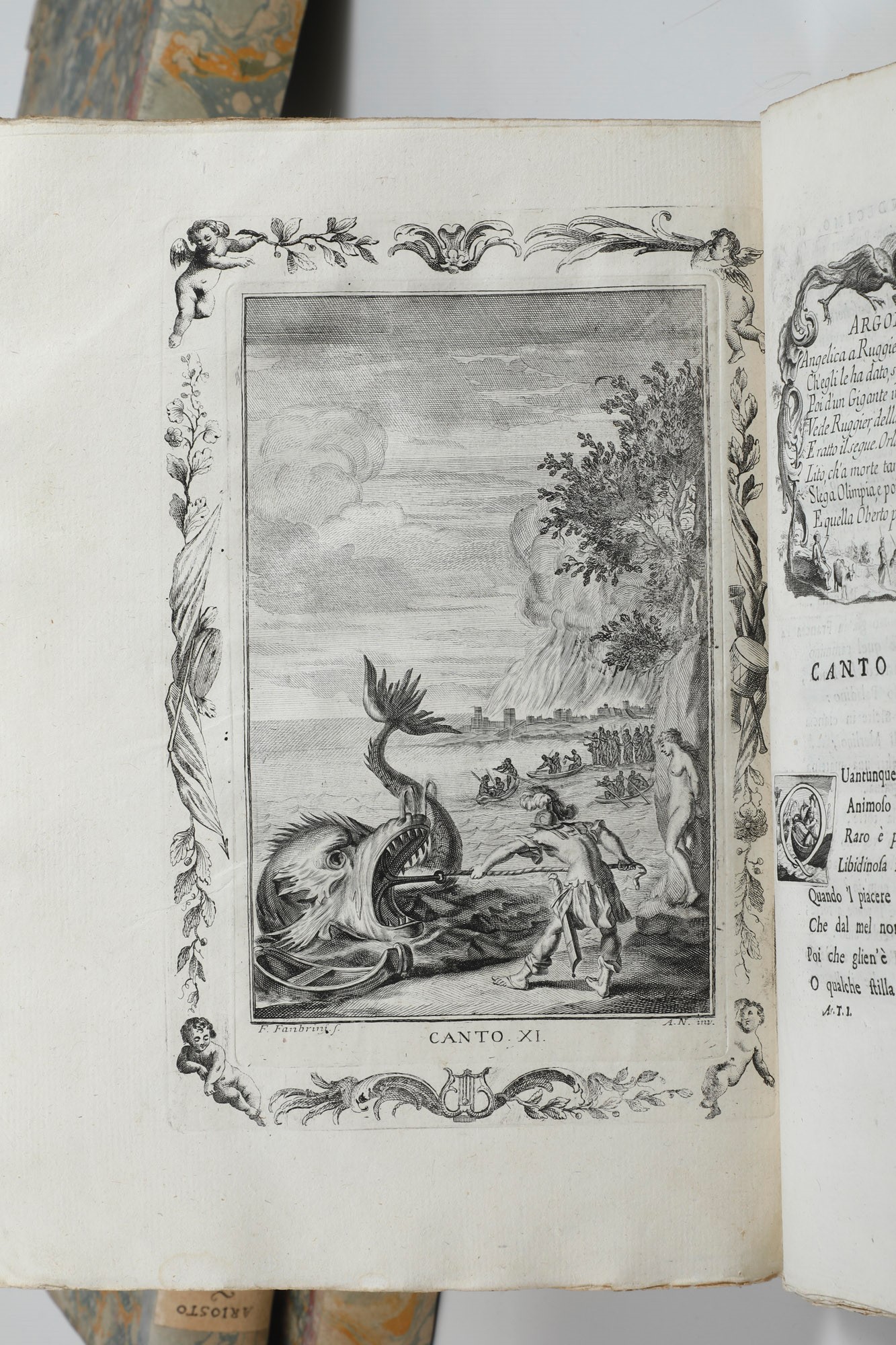 Ludovico Ariosto Orlando Furioso... Tomi Dall'1 al 4, in Venetia, Presso Antonio Zatta, 1772-1773